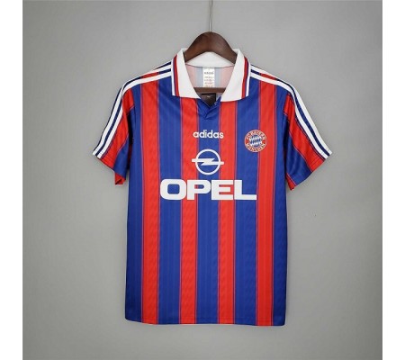 Bayern Munich 95/97 Home Red&Blue Soccer Jersey